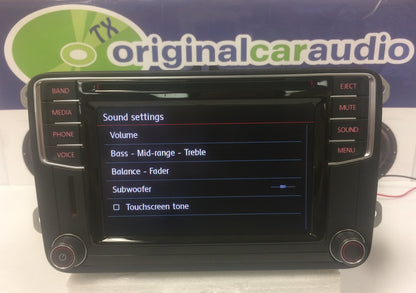 2016 - 2017 VW Volkswagen Jetta Passat OEM AM FM Radio Display Non Navigation CD Player BLEMISHED