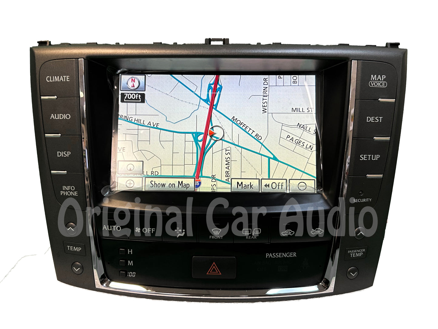 Reman 2010 - 2012 Lexus IS250 IS350 OEM Navigation Radio Climate Control Display Screen