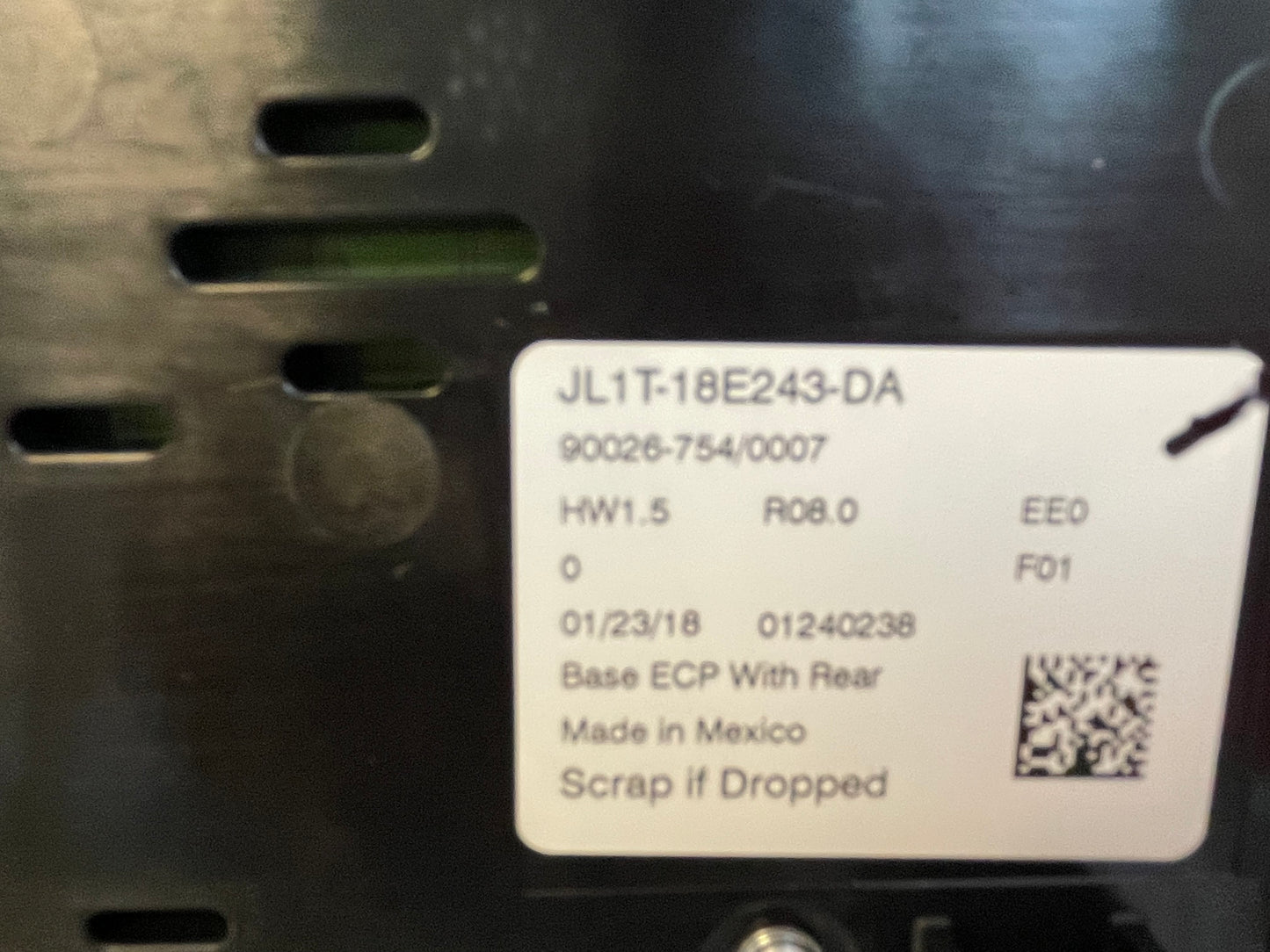 2018 - 2020 Ford Expedition Bezel w/ Volume & A/C Control Panel