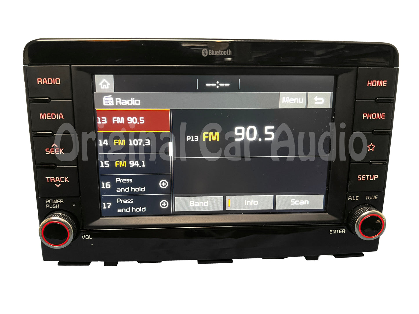 2018 - 2020 Kia Rio OEM 7" Touch Screen Bluetooth Android Carplay Multi Media Radio Receiver