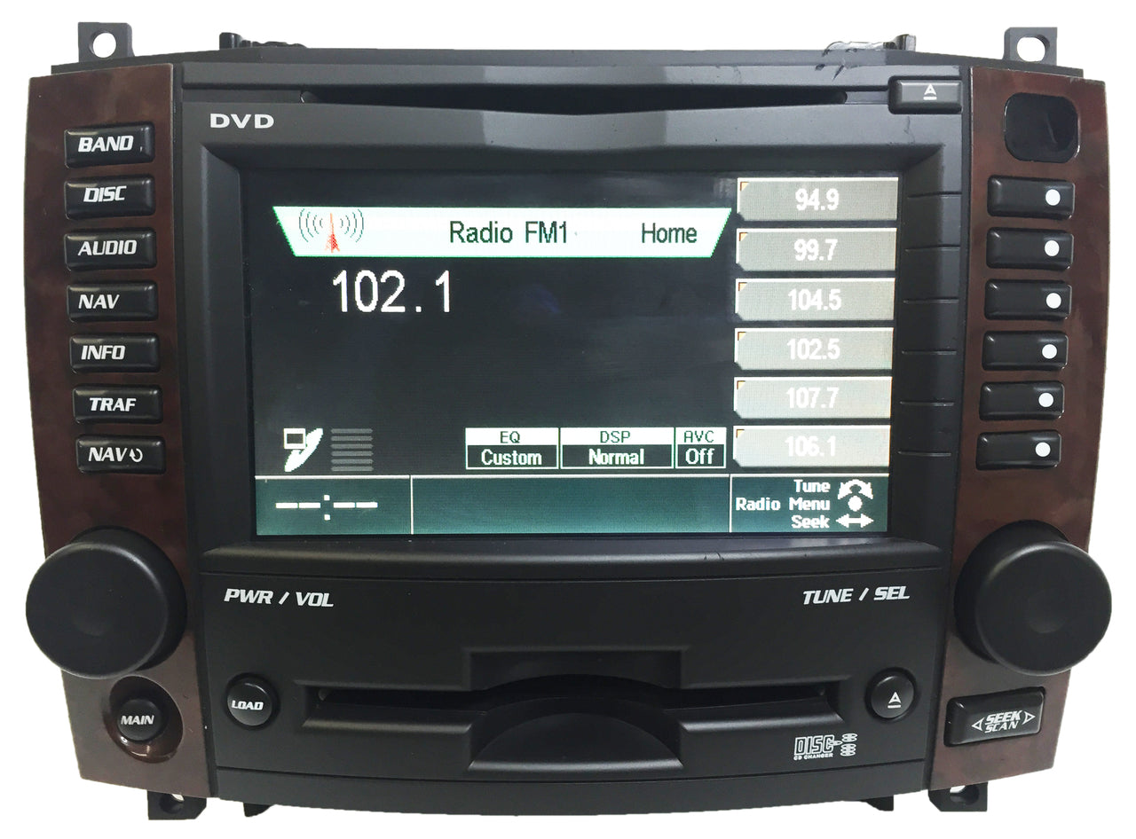 Cadillac Navigation BOSE Radio 6 Disc CD Changer MP3 Wood Trim