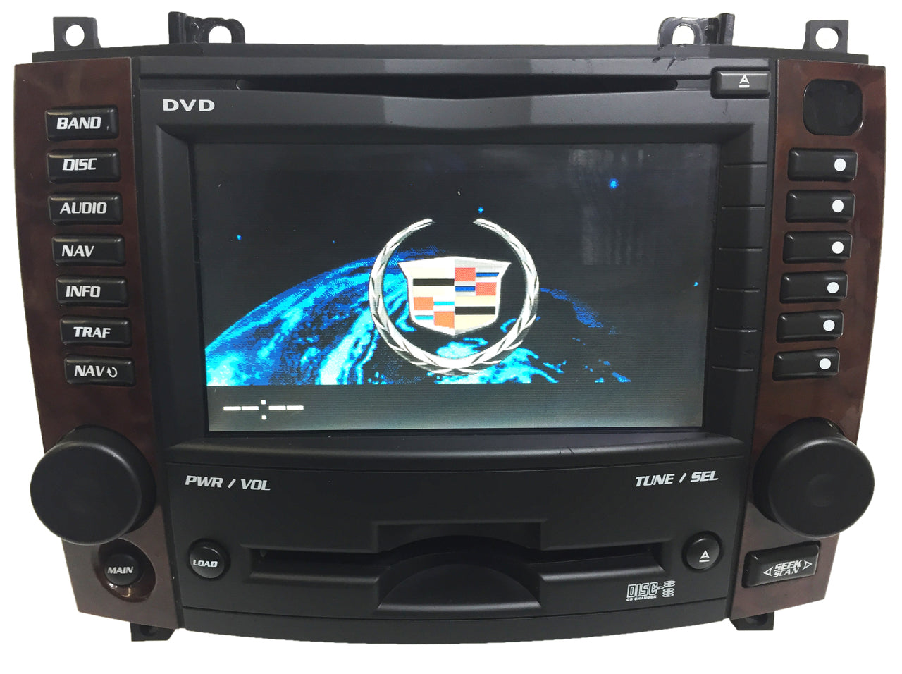 Cadillac Navigation BOSE Radio 6 Disc CD Changer MP3 Wood Trim