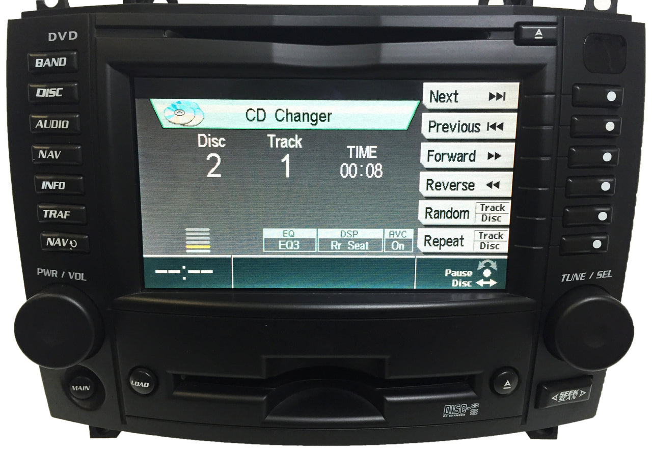 Cadillac Navigation DVD MP3 6 CD Disc Player Radio Stereo OEM