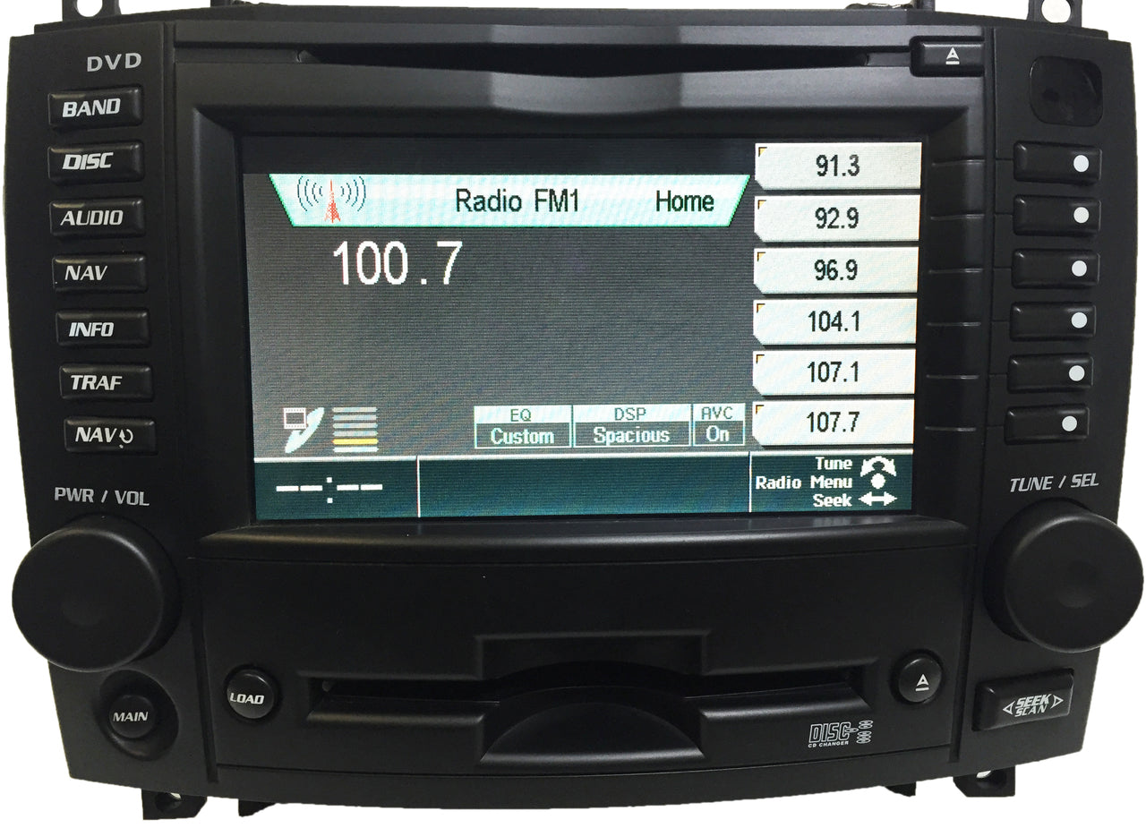 Cadillac Navigation DVD MP3 6 CD Disc Player Radio Stereo OEM