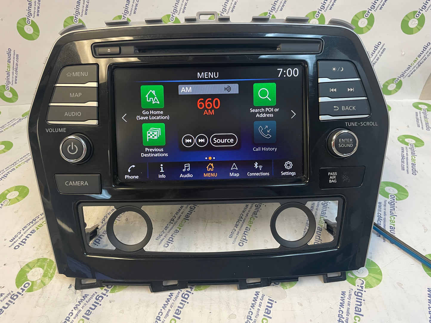 2019 - 2020 Nissan Maxima OEM BOSE Touch Screen GPS Navigation HD Radio Bluetooth Media Receiver