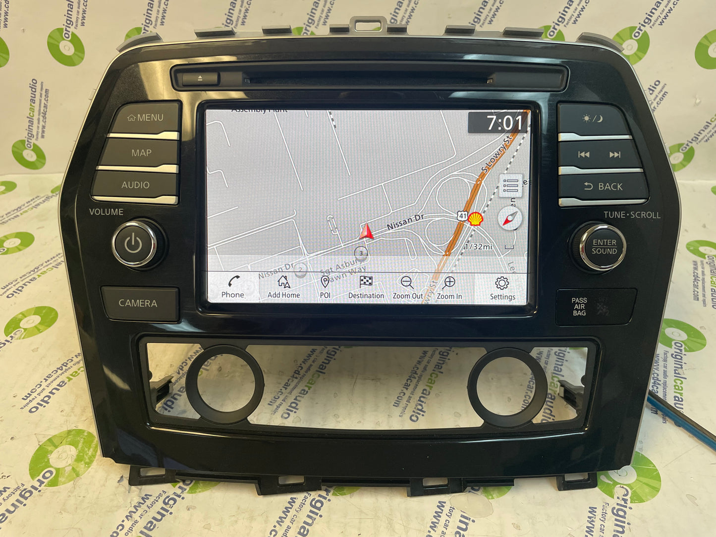 2019 - 2020 Nissan Maxima OEM BOSE Touch Screen GPS Navigation HD Radio Bluetooth Media Receiver