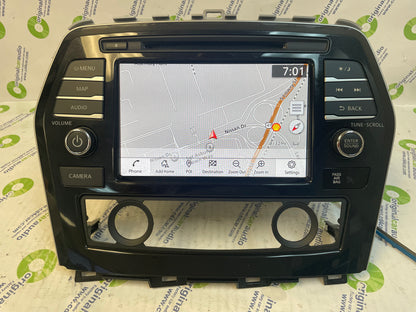 2019 - 2020 Nissan Maxima OEM BOSE Touch Screen GPS Navigation HD Radio Bluetooth Media Receiver