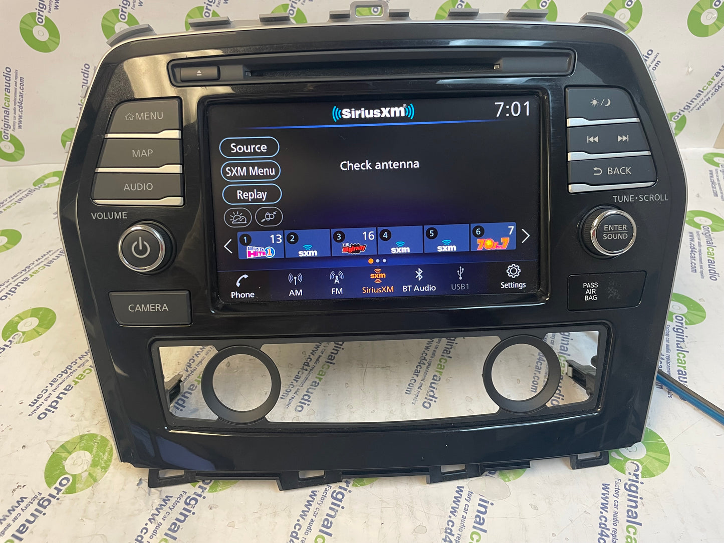 2019 - 2020 Nissan Maxima OEM BOSE Touch Screen GPS Navigation HD Radio Bluetooth Media Receiver