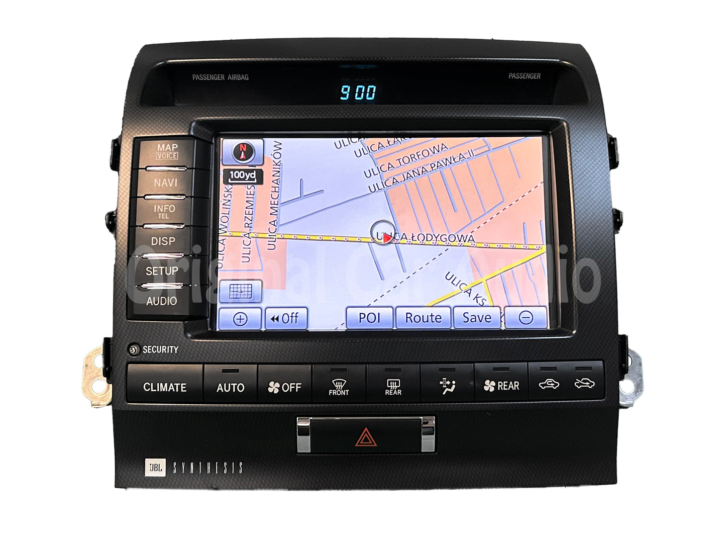 2010 - 2011 Toyota Land Cruiser OEM HDD Multi Information Navigation Radio Touch Screen Display Monitor
