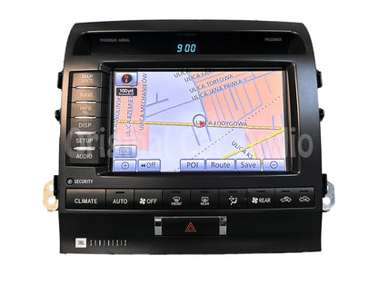 2010 - 2011 Toyota Land Cruiser OEM HDD Multi Information Navigation Radio Touch Screen Display Monitor