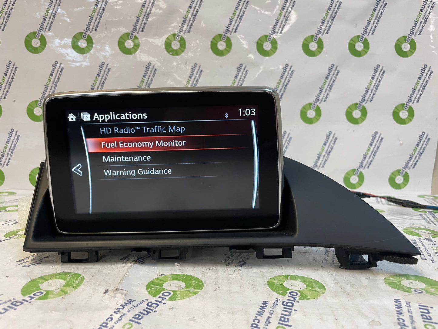 2017 - 2020 Fiat 124 Spider Navigation Display Screen w/ Bezel