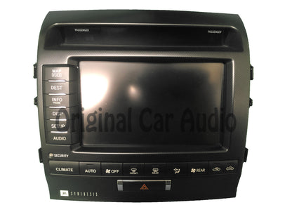 2010 - 2011 Toyota Land Cruiser OEM HDD Multi Information Navigation Radio Touch Screen Display Monitor