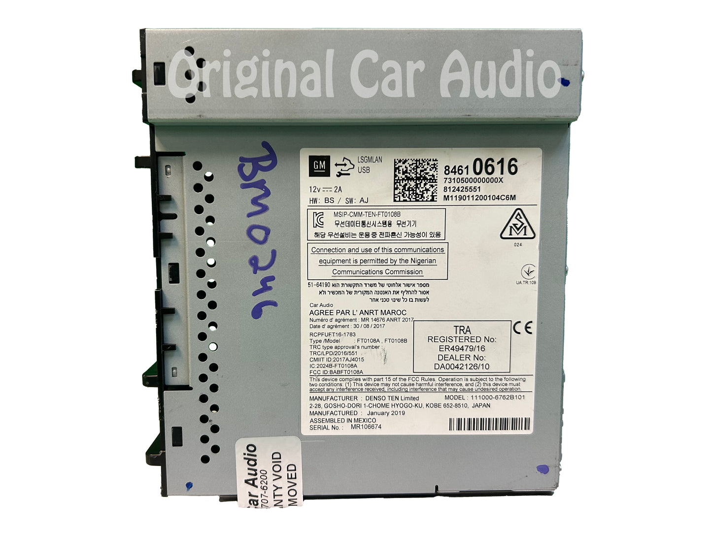 Pre-Programmed 2017 - 2023 Chevrolet GMC Buick Radio Receiver Module OEM AM FM
