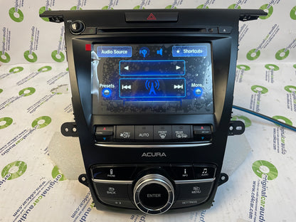 Refurbished 2015 - 2017 Acura TLX OEM Non Navigation Radio Display Screen Receiver w/ Controller