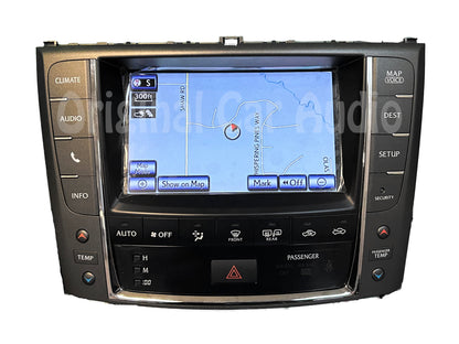 Reman 2012 - 2015 Lexus IS250 IS350 OEM Touch Screen Navigation Climate Information Display Monitor