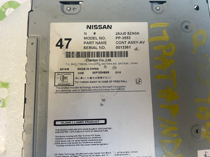 2017 - 2020 Nissan Pathfinder Infiniti QX60 OEM AM FM Single CD Player Block w/ Navigation