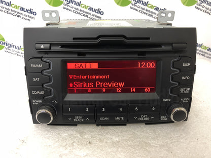 2010 - 2013 Kia Sportage OEM AM FM CD Bluetooth Media Radio Receiver