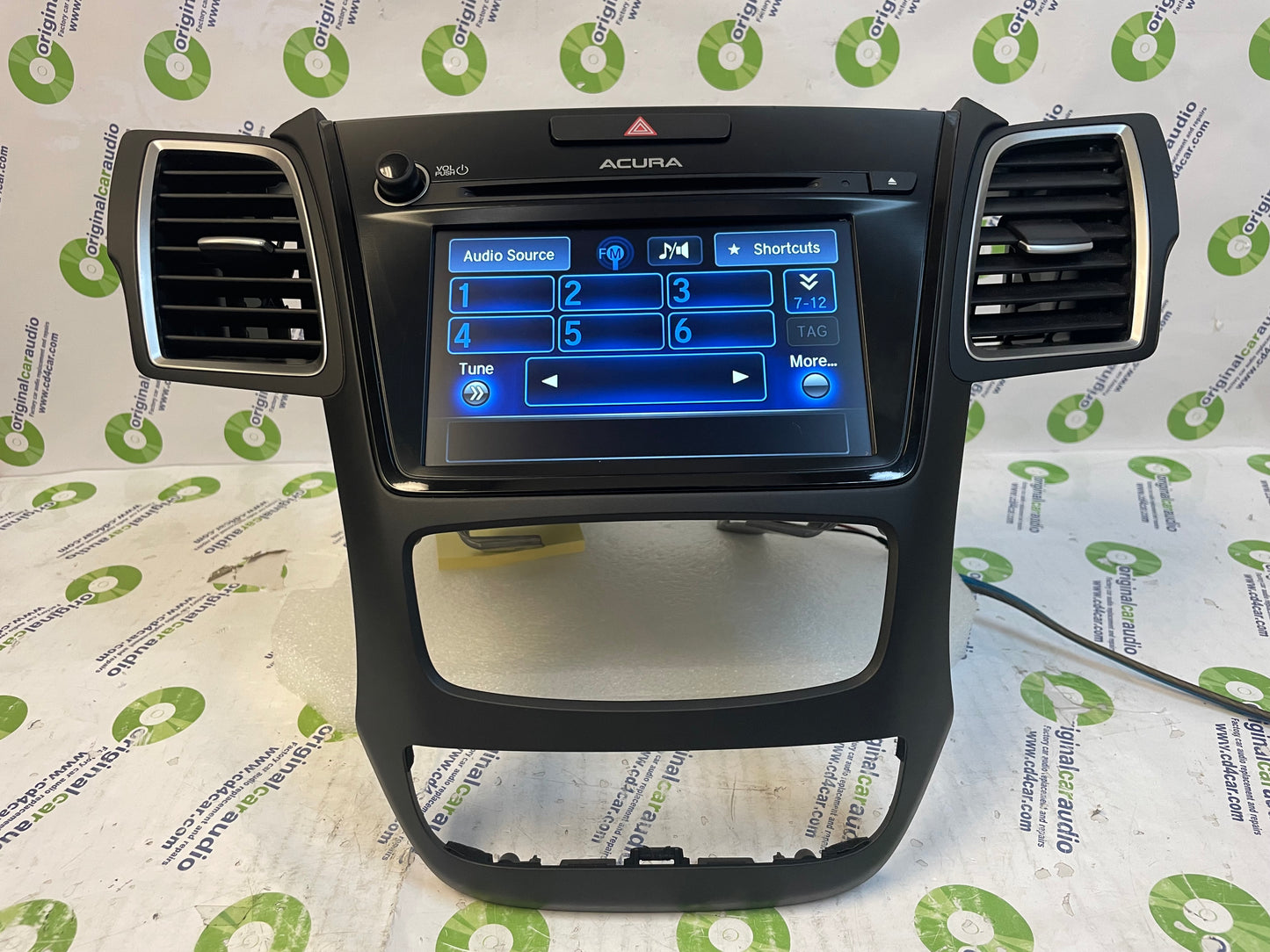 18 19 Acura RDX Navigation Screen CD XM Player Radio A/C OEM