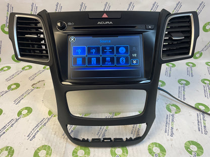 18 19 Acura RDX Navigation Screen CD XM Player Radio A/C OEM