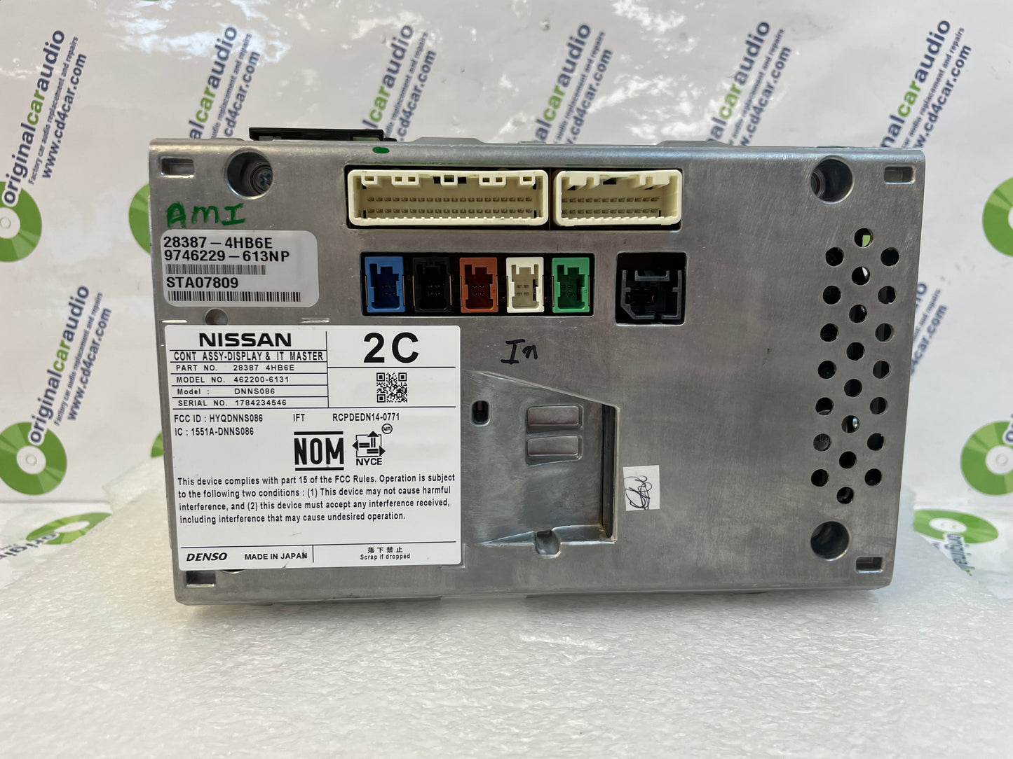 2014 - 2016 Infiniti Q50 OEM Nav Information Multimedia Display Touchscreen Unit