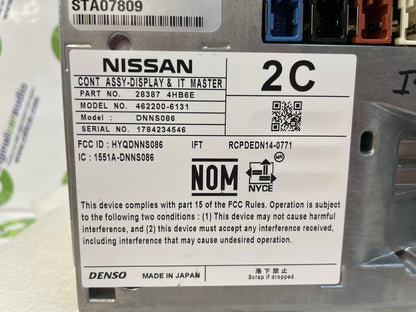 2014 - 2016 Infiniti Q50 OEM Nav Information Multimedia Display Touchscreen Unit