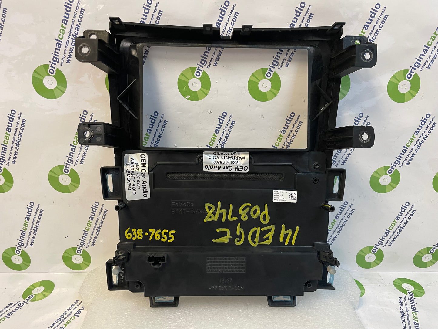 2011-2015 Ford Edge OEM Radio AC Dual Climate Control Panel