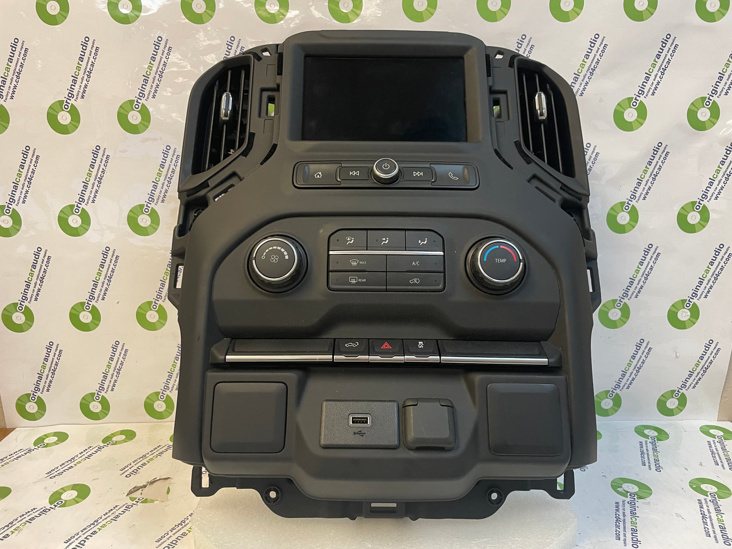 2019 - 2021 GMC Chevy Silverado Sierra Bezel W/ Climate control & Display Screen