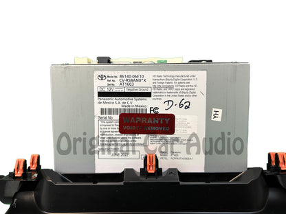 2020 - 2022 Toyota Camry OEM Receiver Assembly JBL Navigation Radio 9" Display Screen
