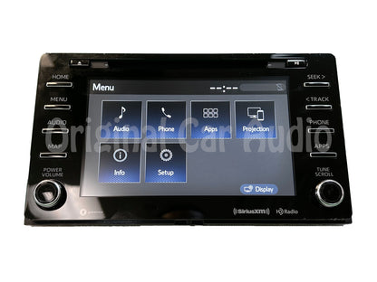 2020 - 2022 Toyota Camry Corolla OEM Navigation 7" Touch Screen AM FM HD Radio Receiver