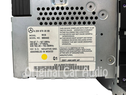 Refurbished 2005 - 2009 Mercedes-Benz CLK Class OEM Comand Navigation Radio CD Player Display 209 Type