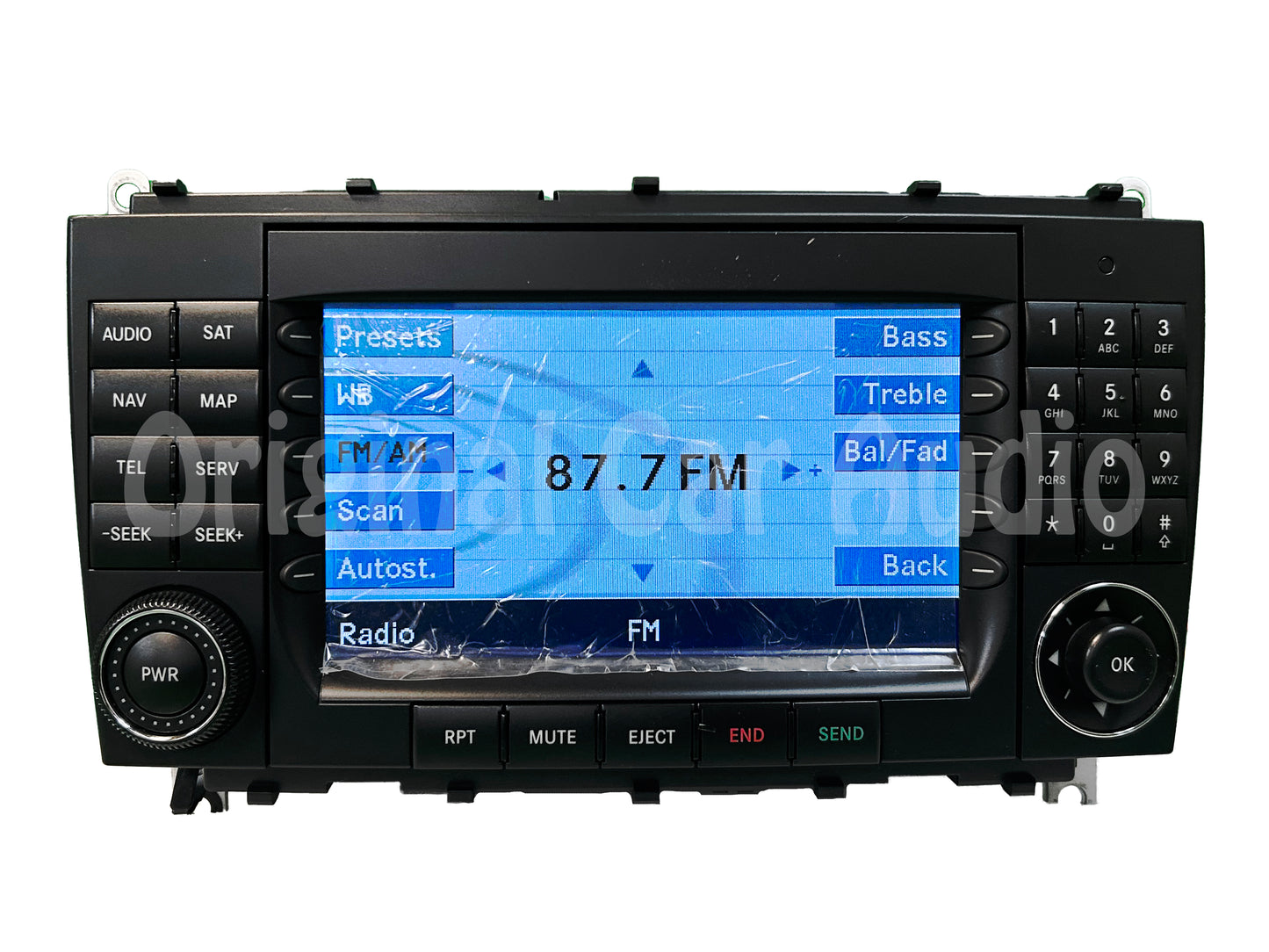 Refurbished 2005 - 2009 Mercedes-Benz CLK Class OEM Comand Navigation Radio CD Player Display 209 Type