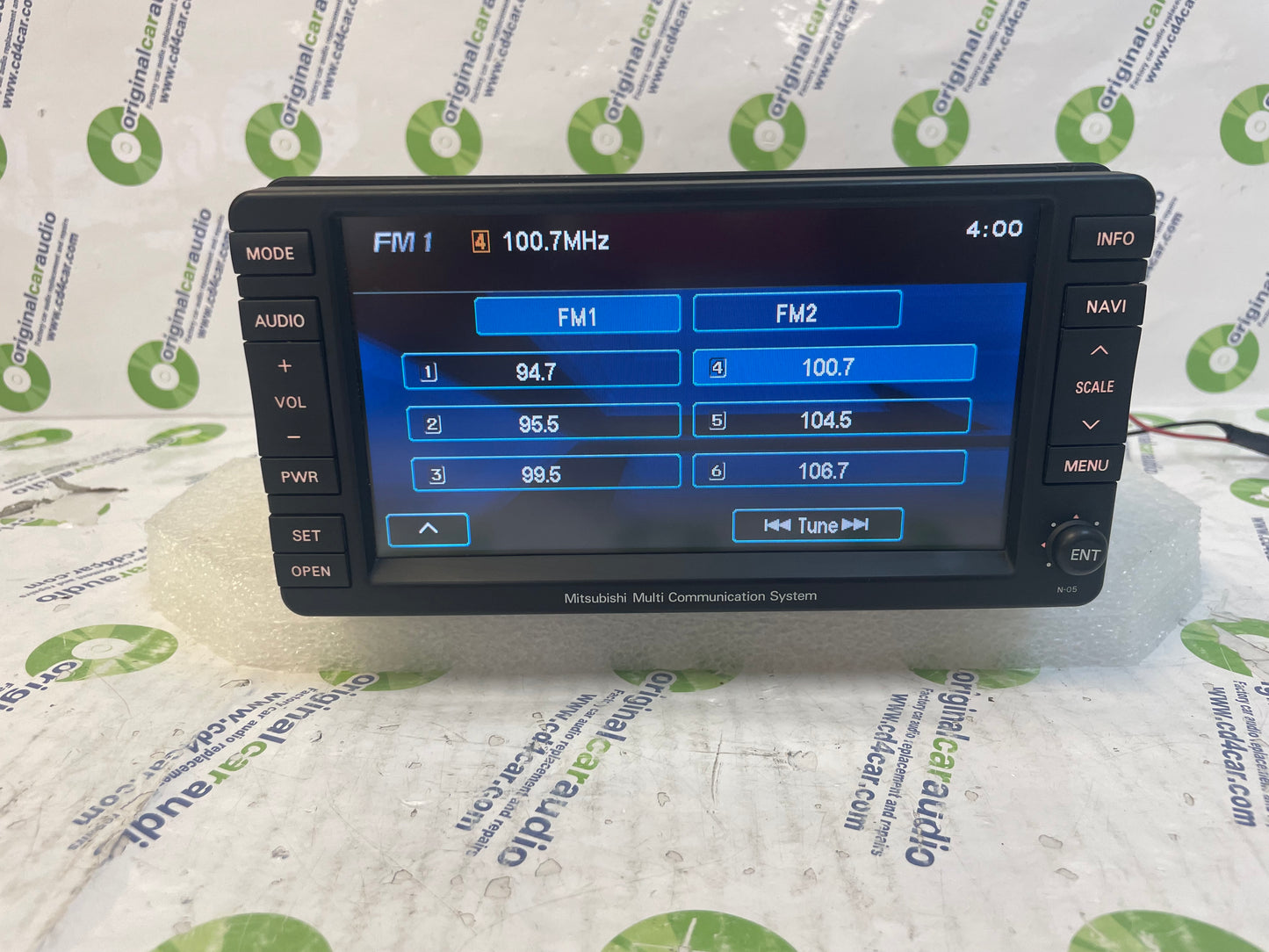 2011-14 Mitsubishi Outlander Lancer Navigation Radio Display Screen OEM N-05