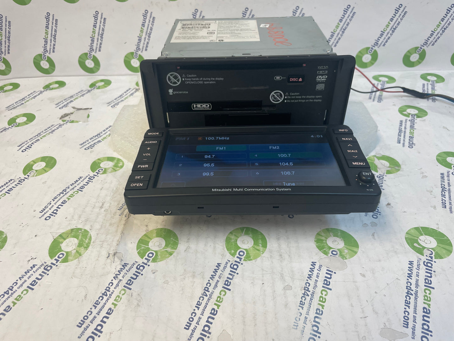 2011-14 Mitsubishi Outlander Lancer Navigation Radio Display Screen OEM N-05