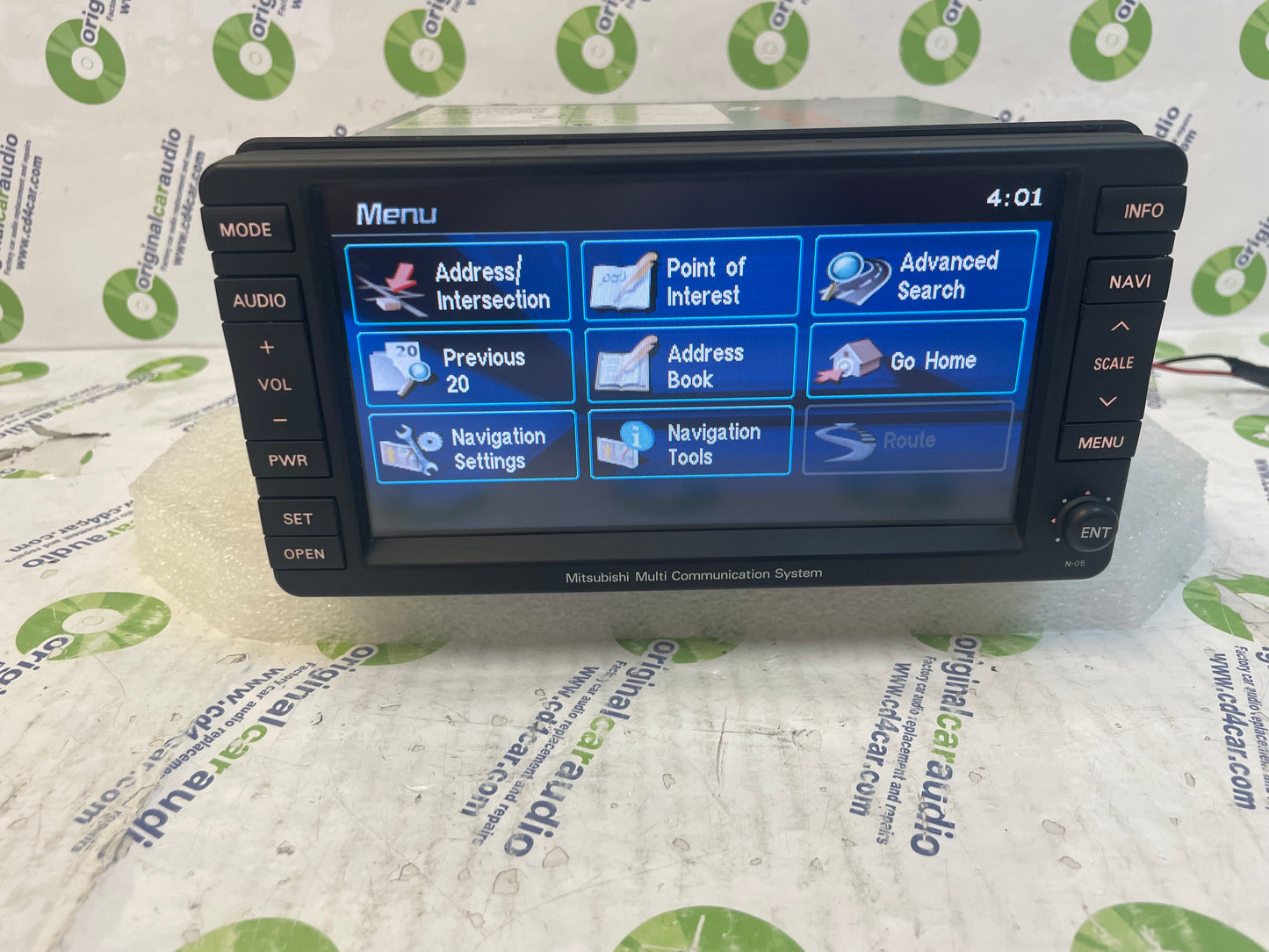 2011-14 Mitsubishi Outlander Lancer Navigation Radio Display Screen OEM N-05