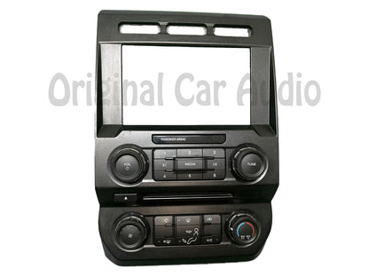 2017 - 2018 Ford F250 F350 Super Duty OEM 8" Radio Manual Climate Control Panel No Seat Options BEZEL ONLY