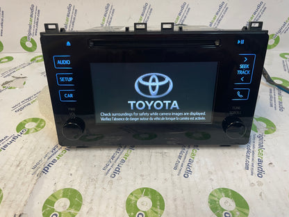 2017-2018 TOYOTA COROLLA OEM RADIO DISPLAY AND RECEIVER