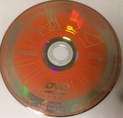 Acura Honda Satellite Navigation System GPS DVD Drive Disc BM510AO Ver. 3.C0