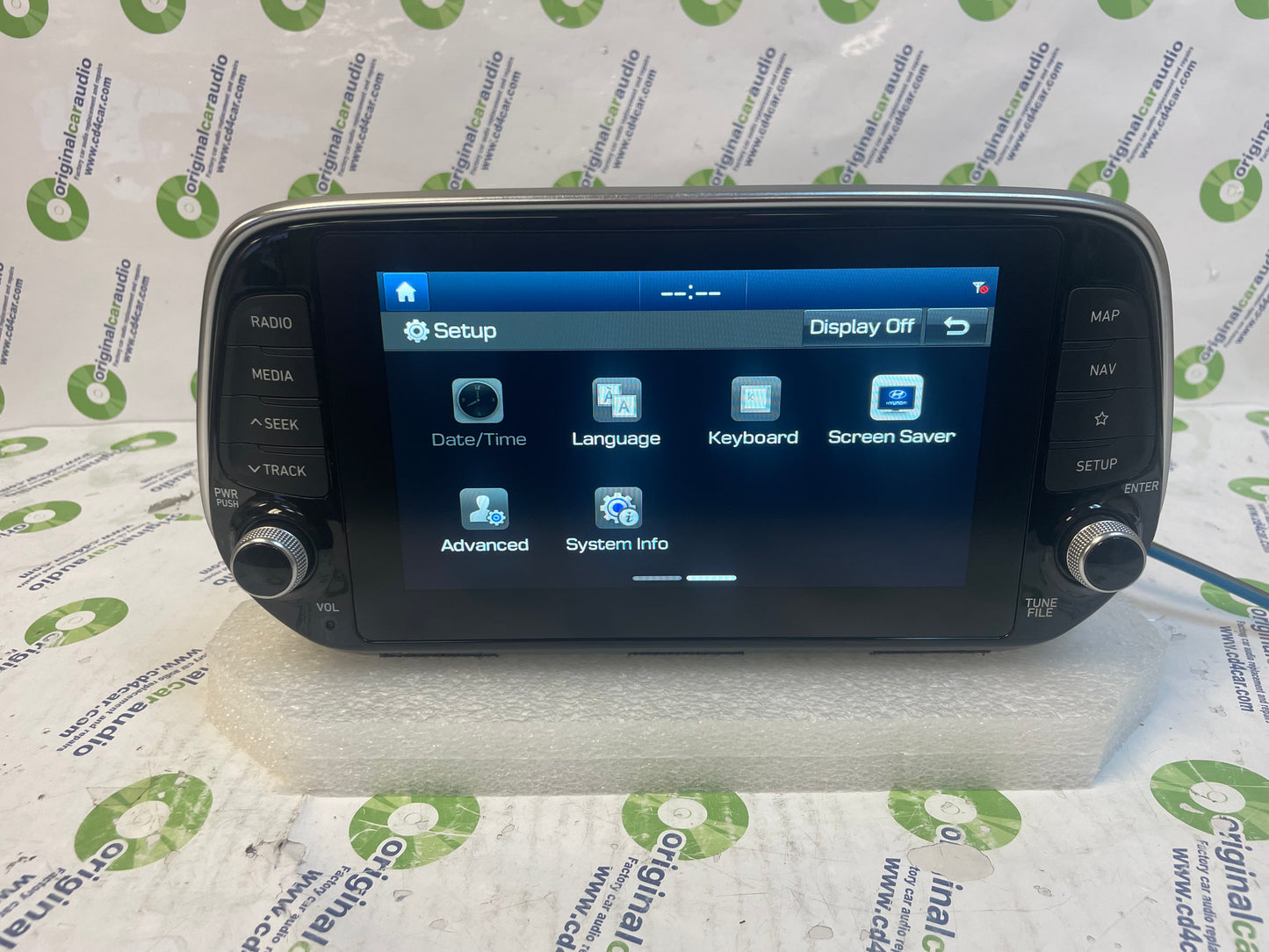 2019 - 2020 HYUNDAI SANTA FE OEM NAVIGATION RADIO DISPLAY AND RECEIVER