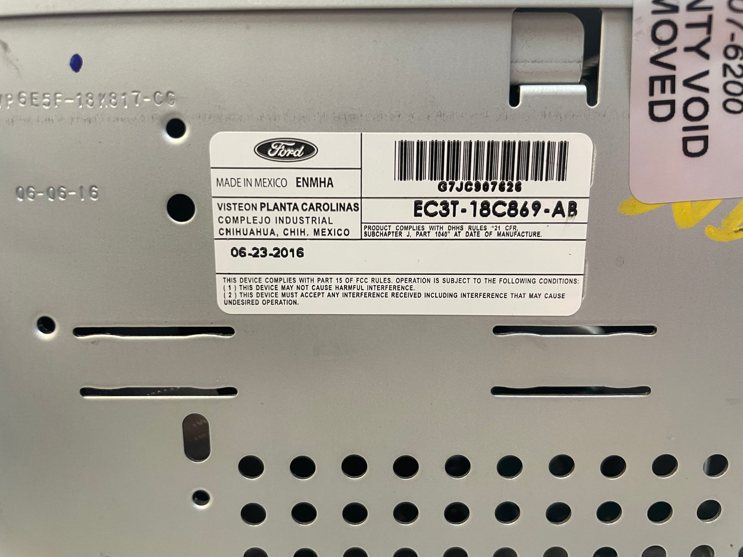 Reman 2010 - 2016 FORD F250 F350 Super Duty OEM MP3 Single CD Radio Stereo DATA