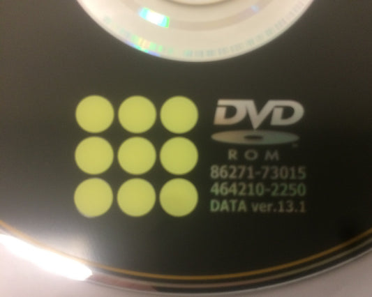 Toyota Lexus Navigation Map DVD 86271-73015 DATA Ver. 13.1 U95