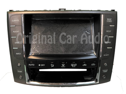Refurbished 2009 Lexus IS350 OEM Navigation Radio AM FM Display Screen WITHOUT Clock Display