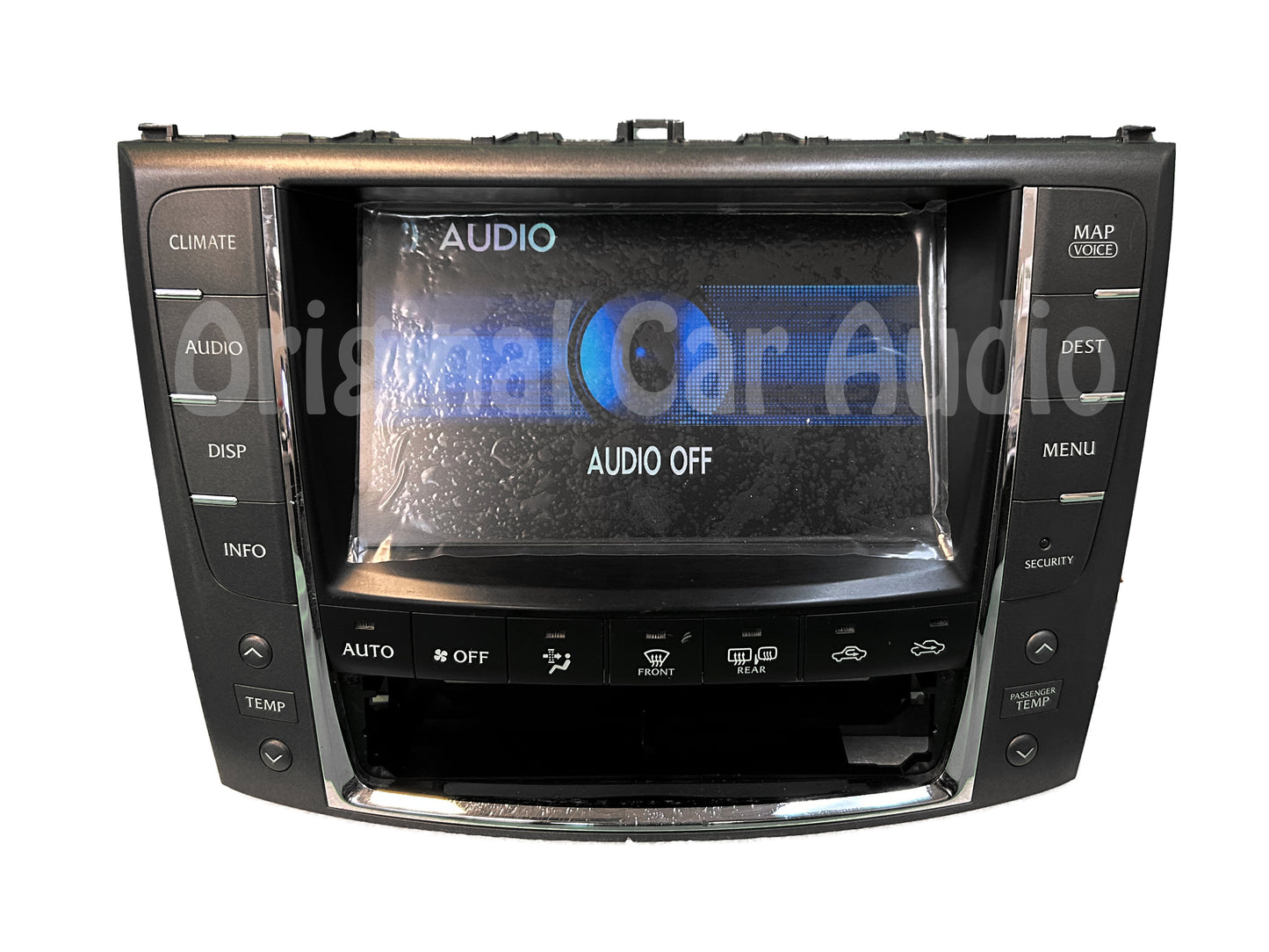 Refurbished 2009 Lexus IS350 OEM Navigation Radio AM FM Display Screen WITHOUT Clock Display