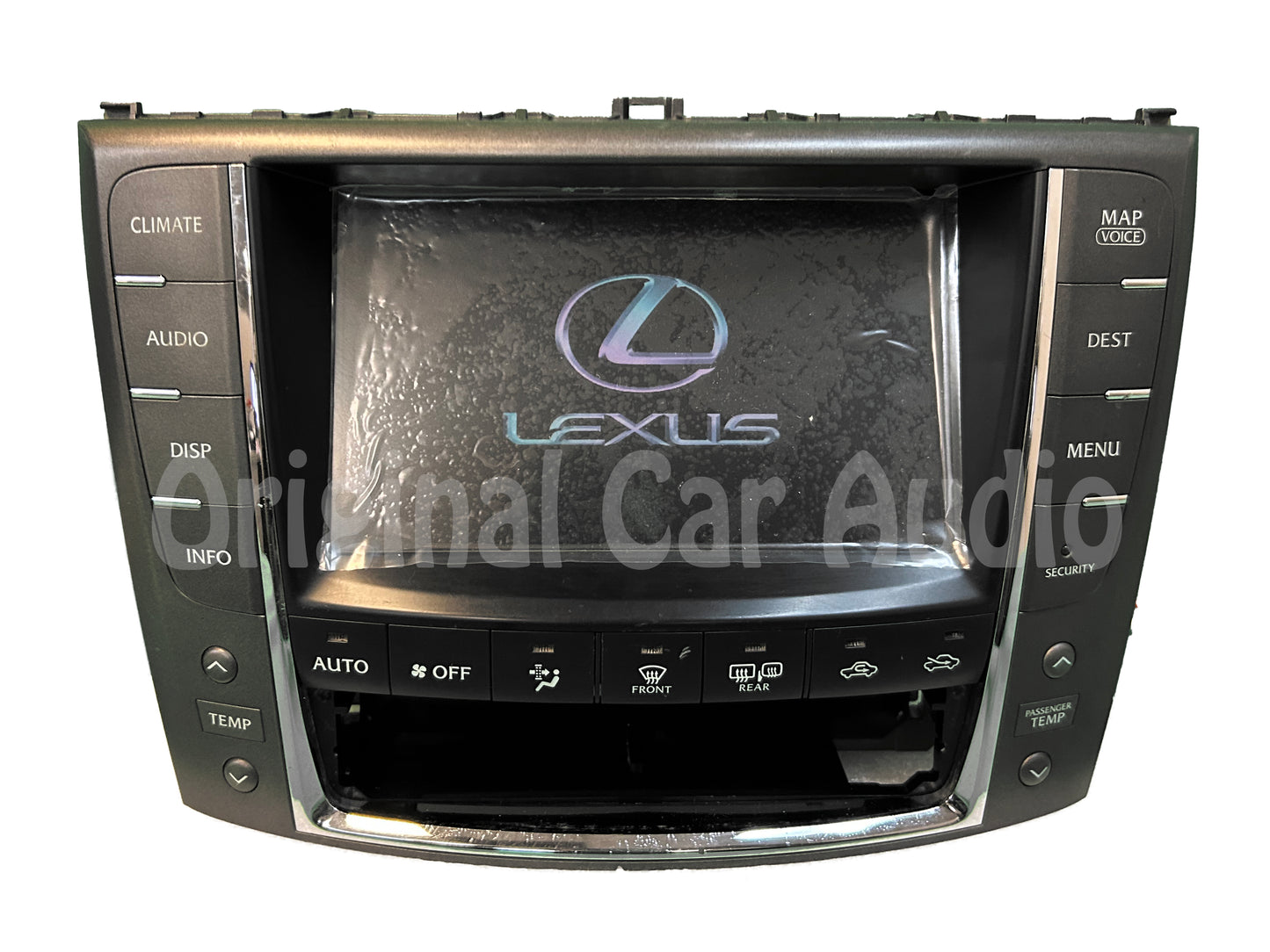 Refurbished 2009 Lexus IS350 OEM Navigation Radio AM FM Display Screen WITHOUT Clock Display