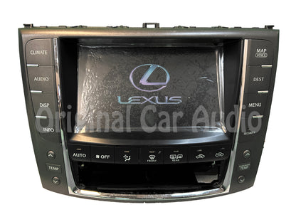 Refurbished 2009 Lexus IS350 OEM Navigation Radio AM FM Display Screen WITHOUT Clock Display