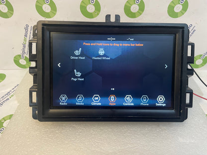 Refurbished 2018 - 2019 Jeep Renegade OEM AM FM XM 7" VP2 Touch Screen Radio Display VP2RFP