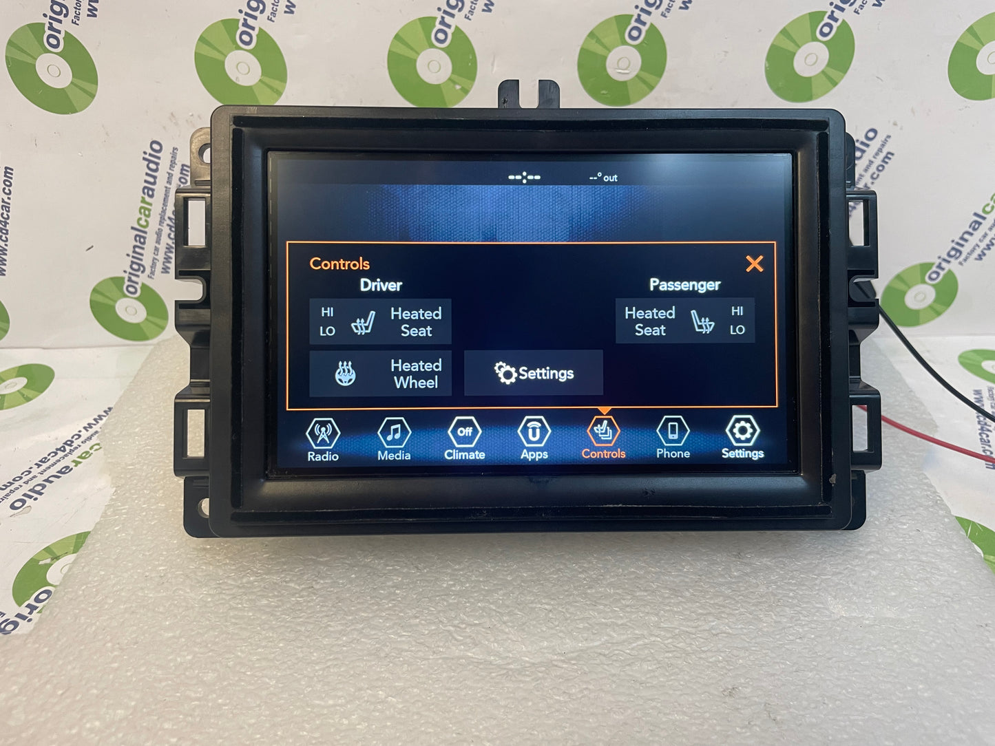 2018 - 2019 Jeep Renegade OEM AM FM XM 7" VP2 Touch Screen Radio Display