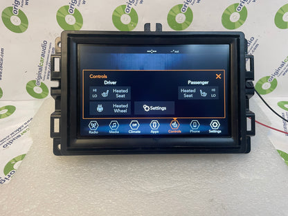 2018 - 2019 Jeep Renegade OEM AM FM XM 7" VP2 Touch Screen Radio Display