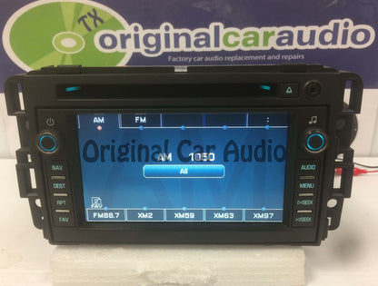 Unlocked 2007 2008 2009 Chevy GMC OEM Navigation Radio CD player Display Touch Screen Receiver 15940103, 15882767
