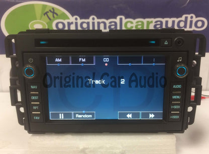 Unlocked 2007 2008 2009 Chevy GMC OEM Navigation Radio CD player Display Touch Screen Receiver 15940103, 15882767