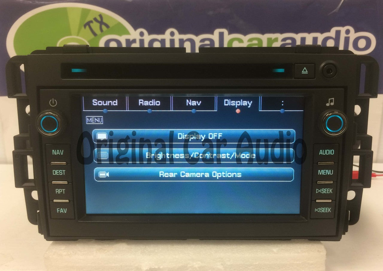 Unlocked 2007 2008 2009 Chevy GMC OEM Navigation Radio CD player Display Touch Screen Receiver 15940103, 15882767